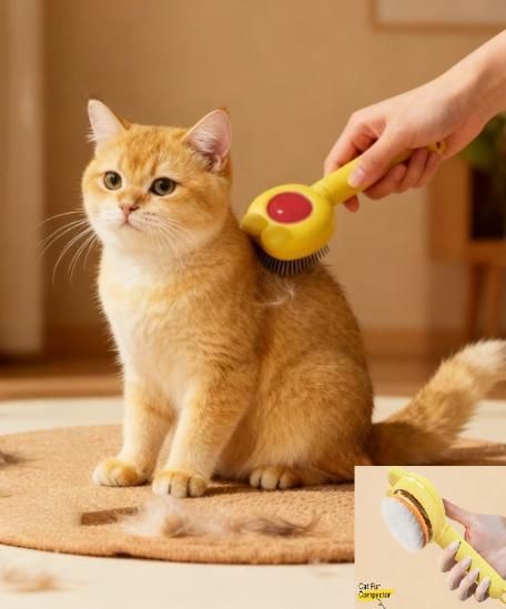 Rabbit-Ear Style Grooming Comb For Pet