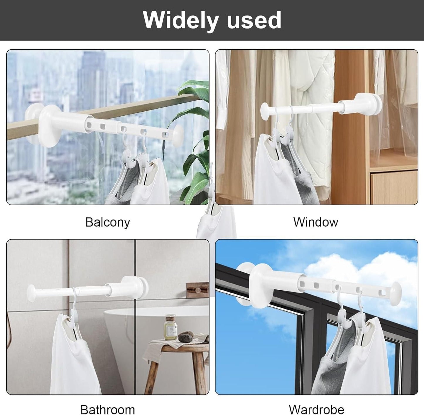 Foldable Portable Hanger Holder (Pack of 2)